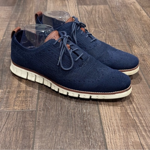 Cole Haan ZeroGrand Oxford Grand OS Blue Men's Shoes Size 10 M C24947 Sneakers - Picture 1 of 13